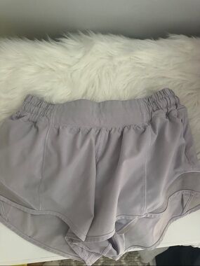Lululemon Lavender Dew Hotty Hot Shorts